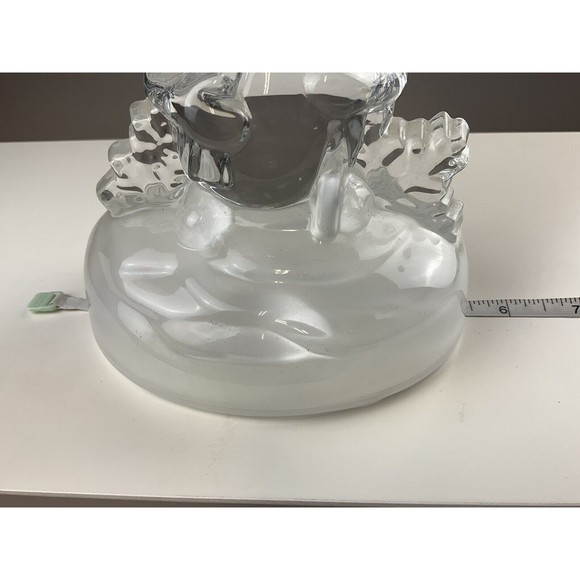 Vintage Cristal D'Arques Snowman Figurine Lead Crystal France - Picture 9 of 10